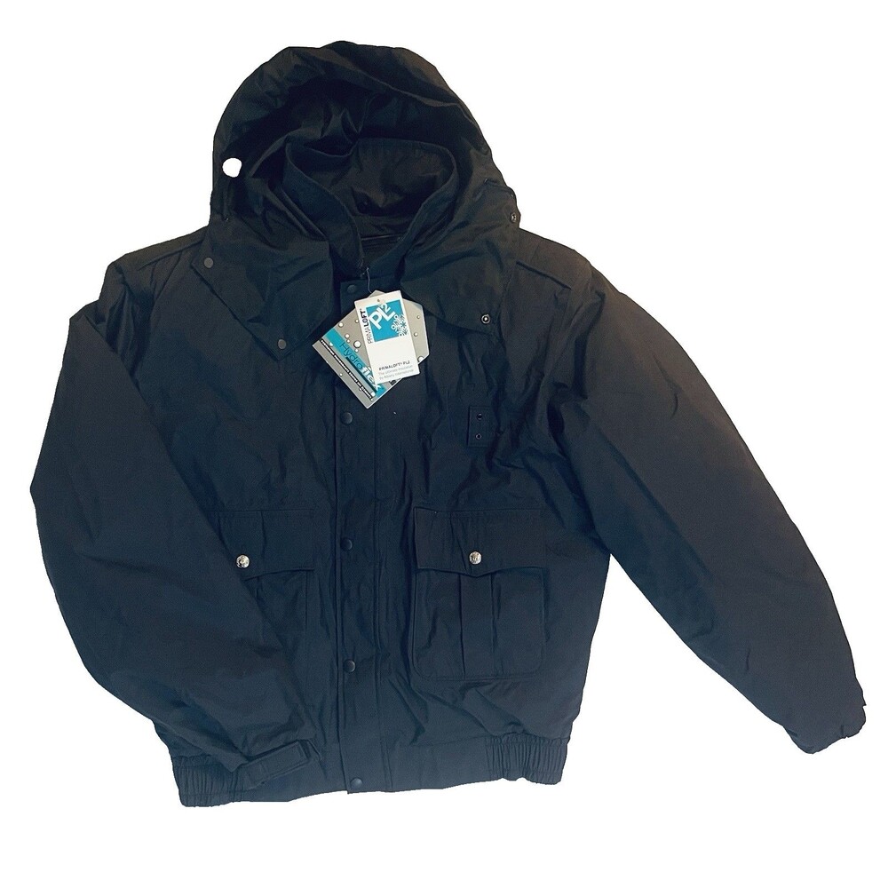 NWT Horace Small Outerwear Black Jacket Coat USA Made Police Military Sz L/XL